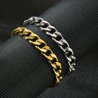 Korea Fashion Chain Gold Hip Hop Trend Bracelet main image 3
