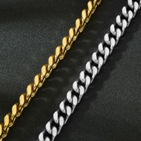 New Grinding Double-sided Cuban Bracelet main image 4