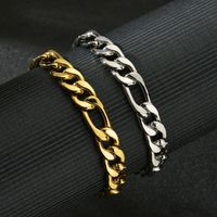 New Punk Simple Chain Trendy Stainless Steel Bracelet main image 4