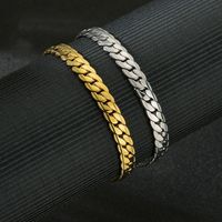 Fashion Flower 304 Stainless Steel Plating No Inlaid 18K Gold Plated Unisex Bracelets main image 1