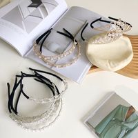 Alloy Pearl Rhinestone Baroque Headband main image 5