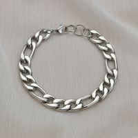 New Punk Simple Chain Trendy Stainless Steel Bracelet sku image 1