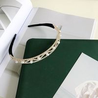 Alloy Pearl Rhinestone Baroque Headband sku image 6