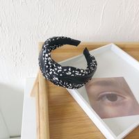Retro Pu Leather Fabric Stitching Fashion Headband sku image 8