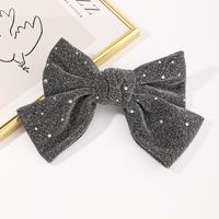 Korean New Cute Glitter Bow Clip main image 4