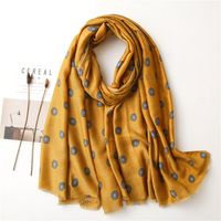 New Bohemian Cotton And Linen Sunscreen Printing Scarf main image 2