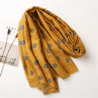 New Bohemian Cotton And Linen Sunscreen Printing Scarf main image 6
