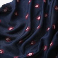 New Bohemian Cotton And Linen Sunscreen Printing Scarf main image 4