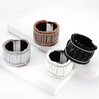 Fashion Diamond-studded Leather Bracelets main image 5