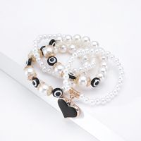 Bohemian Beaded Simple Multilayer Pearl Love Bracelet main image 5