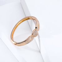 Fashion Simple Diamond Gold Plated Bracelet main image 6
