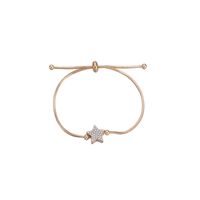 New Simple Adjustable Diamond Five-pointed Star Bracelet main image 1