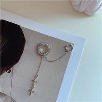 Diamond Star Tassel Ear Bone Clip main image 5