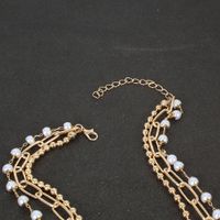 Alloy Round Bead Chain Mehrschichtige Perlenkette main image 3