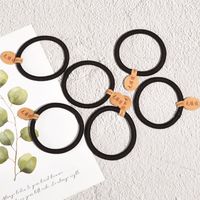 30 Pieces Of Pure Black Simple Hair Ring main image 6