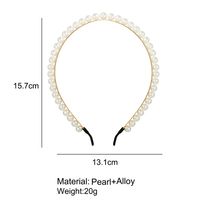 Simple Pearl Retro Headband main image 5