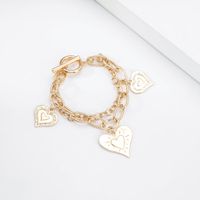 Simple Love Double-layer Chain Bracelet sku image 1