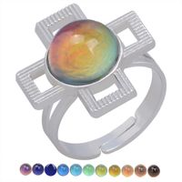 Fashion Charm Retro Gemstone Color Changing Ring sku image 2