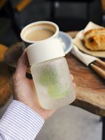 Portable Cute Creative Frosted Glass Water Cup main image 1