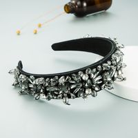 Fashion Glass Diamond Crystal Headband main image 4