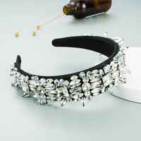 Fashion Glass Diamond Crystal Headband main image 5
