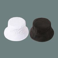Pure Color Cotton Fisherman Hat main image 5