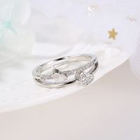 New Korean Creative Heart-to-heart Ring main image 3