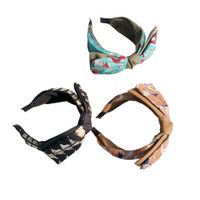 Fashion Printing Big Bow Wide-sided Headband main image 6