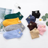 Solid Color Polyester Crew Socks main image 6