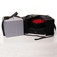 Creative Romantic Rose Double Door Soap Flower Gift Box main image 4