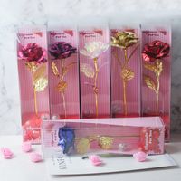 Glowing Rose Gold Foil Valentine's Day Gift Box main image 1