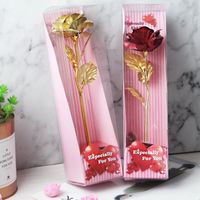 Glowing Rose Gold Foil Valentine's Day Gift Box main image 6