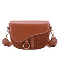 Retro Fashion Wide Shoulder Strap Saddle Bag main image 6