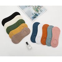 Casual Sweat-absorbent Breathable Shallow Boat Socks Wholesale sku image 1