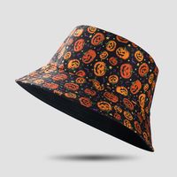 2021 New Halloween Fisherman Hat Funny Trend Street Hat Sun Protection Hat Fashion Casual Pot Hat main image 3