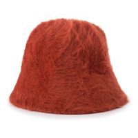 Spot Plush Fisherman Hat Rabbit Hair Bucket Hat Fashion Basin Solid Color Hat main image 6