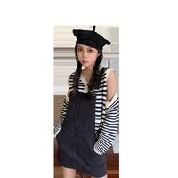 Korean Hat All-match Fashion Flower Cloth Cloud Hat Female Japanese Style Face-looking Small Beret Casual Trend Painter Cap main image 6