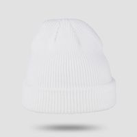 Korean Hat Knitted Hat Wild Wool Hat Solid Color Ear Protection Warm Cold Hat Tide sku image 5