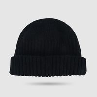 Korean Melon Hat Warm Pure Color Knitted Wool Hat Outdoor Hat Hip Hop Tide sku image 3