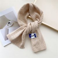 Double-sided Scarf Female Autumn And Winter Knitted Wool Thickened Warm Long Sacrf sku image 8