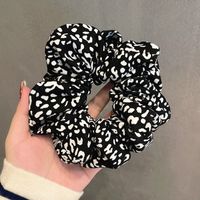 Fashionable Cotton Linen Fabric Hair Band Temperament Hair Rubber Band Head Flower Hair Scrunchies sku image 4