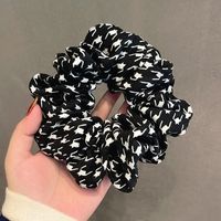 Fashionable Cotton Linen Fabric Hair Band Temperament Hair Rubber Band Head Flower Hair Scrunchies sku image 10