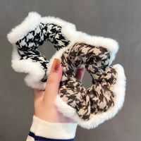 Autumn And Winter New Hair Ring Ponytail Knitted Plush Rubber Band Small Fresh Hair Rope main image 1