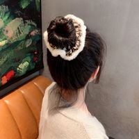 Autumn And Winter New Hair Ring Ponytail Knitted Plush Rubber Band Small Fresh Hair Rope main image 4