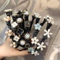 Bangs Broken Hair Organize Fantastic Hairpin Headband Internet Celebrity 2021new Hairpin Headband Headdress Female Braided Hair Clip main image 5