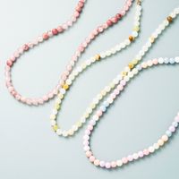 Böhmischen Stil Farbige Perlen Handgemachte Perlenkette Reisperlenkette main image 1