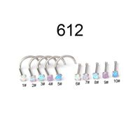 Ear Cartilage Rings & Studs Fashion Geometric 316 Stainless Steel sku image 1