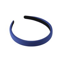 Blue Hair Band Korean Simple And Wide-sided Starting Out Decorated With Press Hairpin main image 6