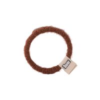 4 Packs Of Cute Bear Hair Rope Plush Hair Loop Head Rope Basic Rubber Band Leather Case Girl Heart Hair Accessories main image 6