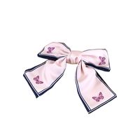 Korea New Bow Hairpin Printing Big Butterfly Sweet Spring Clip main image 6